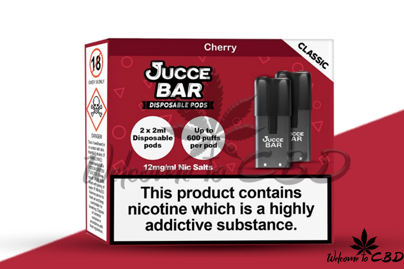 JUCCE BAR DISPOSABLE PODS CHERRY COLA